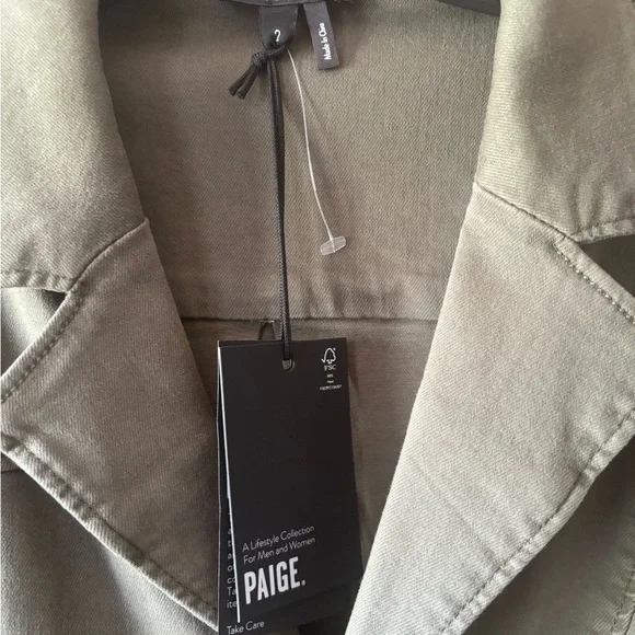 Paige Jolie Longsleeve Cotton Blend Jolie Jumpsuit Size 2 - Picture 5 of 8